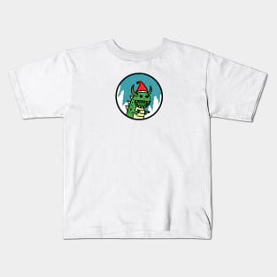 Godzilla Christmas Kids T-Shirt